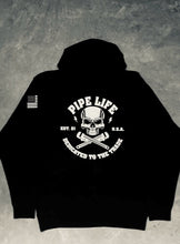 Load image into Gallery viewer, PipeLIfeUSA OG Skull Logo Pull Over Hoodie
